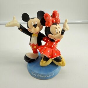 Authentic 1997 Walt Disney World Mickey & Minnie Figurine Disney Parks Original
